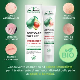 BODY CARE THERAPY EMERGENCY SKIN TREATMENT Cosmetic adjuvant for the treatment of skin disorders in adults and children