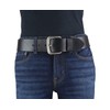 Full Cowhide Leather Belt 5.0 cm - black