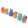 6pcs Baby Soft Blocks Animal Stacking Building Blocks Squeezing Teething