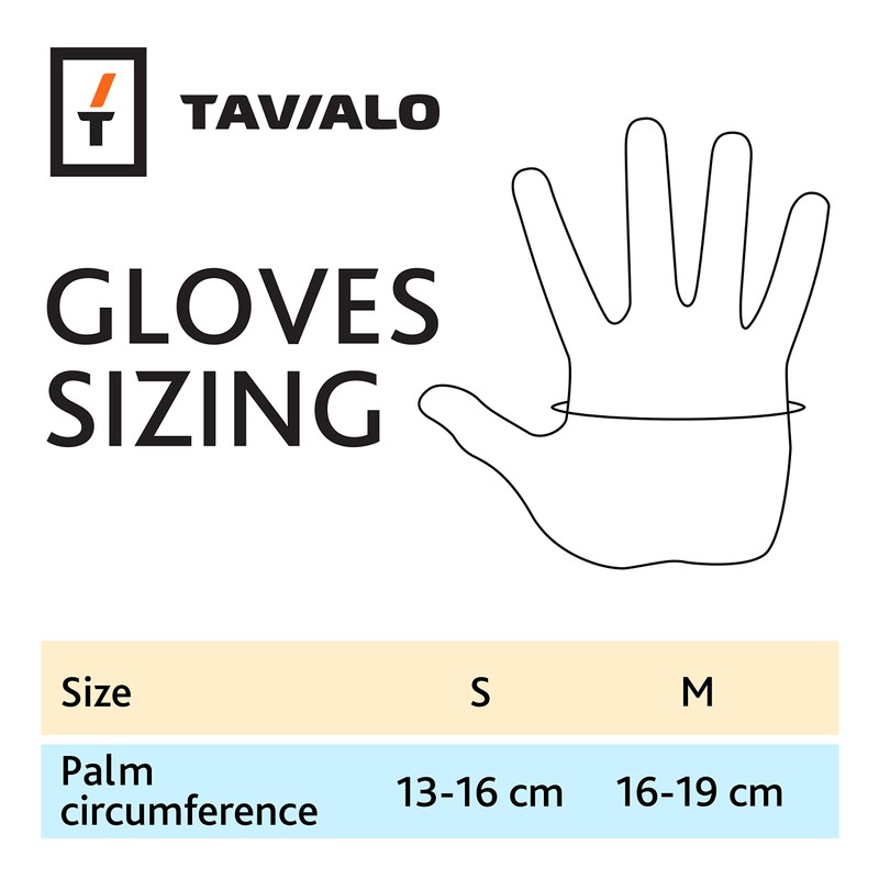 TAVIALO Fitness Gloves for Women Training Gloves Size S (13-16cm)