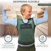 Chaleco Peso Niños Compresión Ajustable Seis Pesos Extraíbles Incluidos Diseño