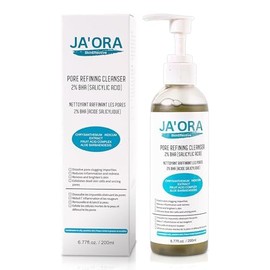 JA'ORA Pore Refining Cleanser – Gel Face Wash with 2% Salicylic Acid, Aloe Vera & Fruit Acid Complex for Balanced, Clear Skin, Non-Irritating Daily Cleanser for All Skin Types, 200ML