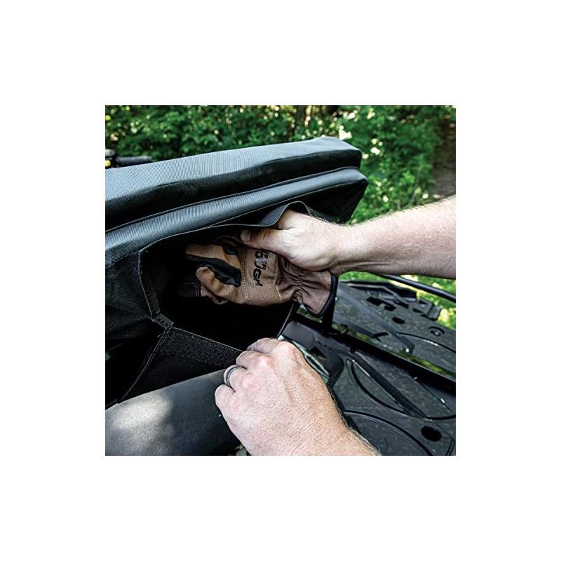 Yutrax Universal Mount ATV Backrest, Heavy-Duty Steel Seat Frame, Adjustable