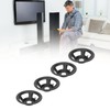 4pcs Speaker Basin Stand Reverse Subwoofer Basin Bracket Repair Parts