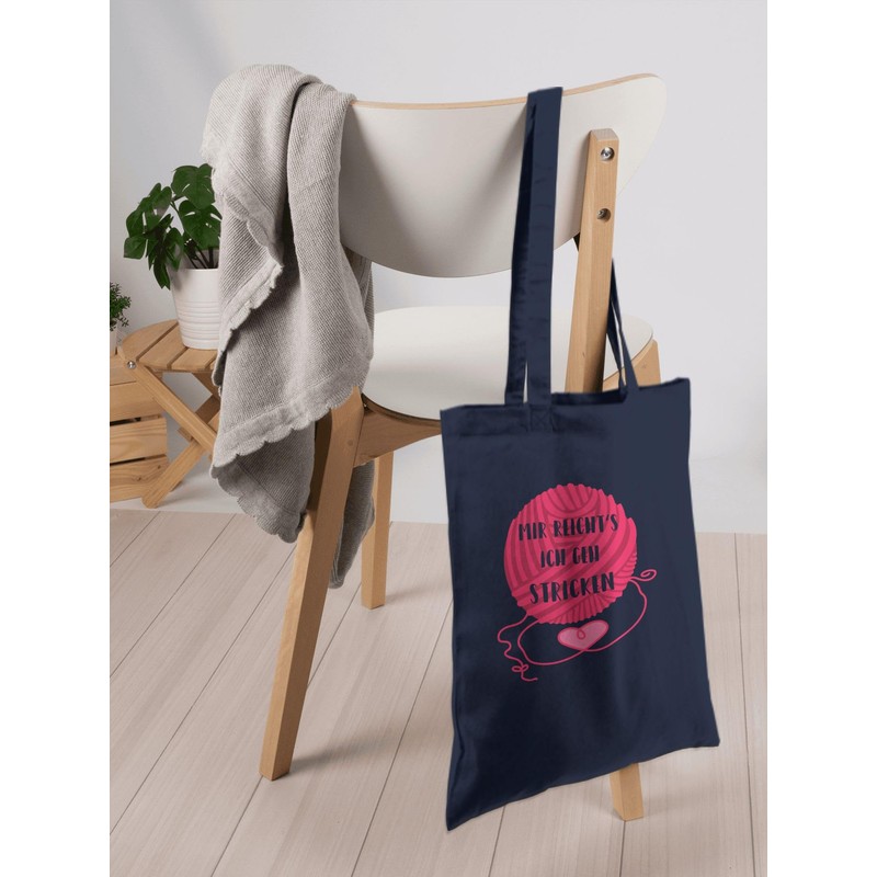 Shirtracer - Cotton Bag - Sayings Statement - Mir reicht's