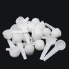 Honbay 20PCS 10ml 5g White Plastic Measuring Spoons Coffee Sugar