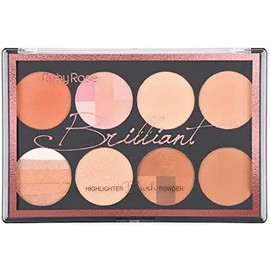 Paleta de Rubor, Iluminadores, Shimmer y Polvos Compactos - Brilliant de Ruby Rose