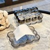 AIMALL Nordic Acrylic Tissue Box, Luxurious Transparent Design, 7.9" x