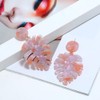 Acrylic Earrings for Women Girls,Statement Leaf Drop Dangle Earrings Palm