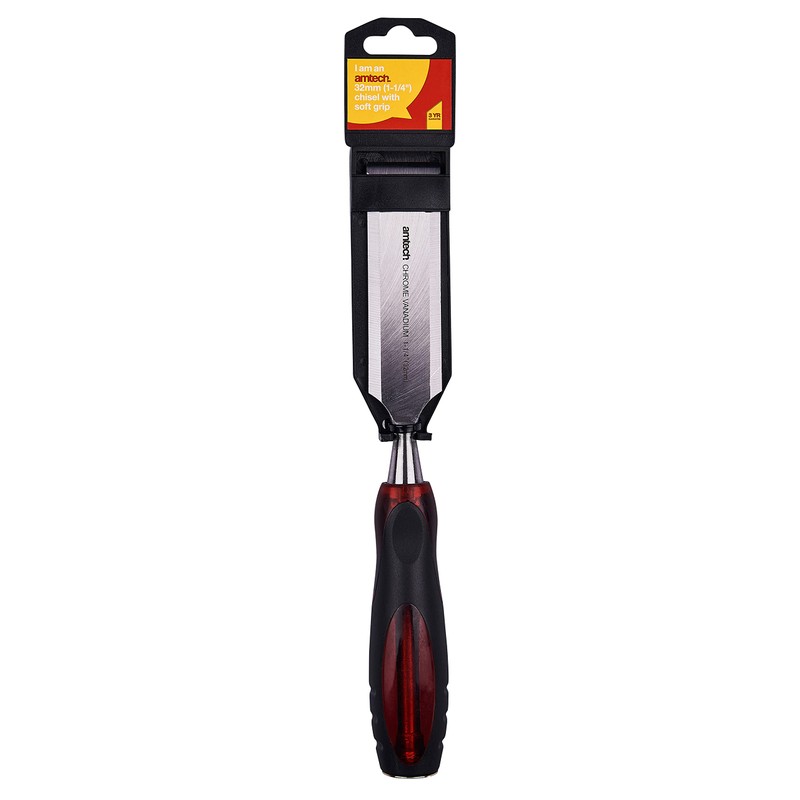 Amtech E0540 32mm (1.25") Bevel Edge Wood Chisel