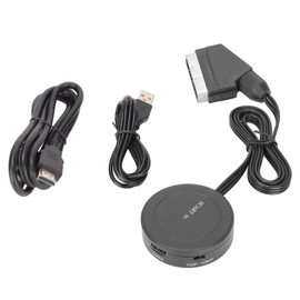 Scart to HD Multimedia Interface Converter Multifunction Full HD 720P 1080P AV Converter for HDTV Monitor Projector