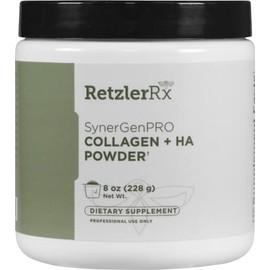 SynergyGenPro Collagen + HA Bulk Powder by Dr. RetzlerRx™ - Advanced Joint, Skin & Mobility Support with Fortigel®, Tendoactive®, Mobilee® & TRAACS® Magnesium Bisglycinate