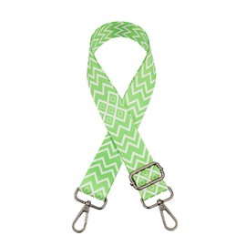 Whakano Fashionable Adjustable Shoulder Strap for Bags Women and Men, 3.8 cm Wide Bag Strap, Adjustable Length 80-130 cm Shoulder Strap, for Handbags, Carry Bags, Black Buckle, light green