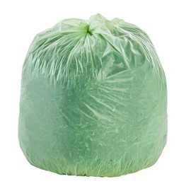 STOUT by Envision E3039E11 EcoSafe-6400 Compostable Bags, 30" x 39", 30 gal capacity, 1.10 mil thickness, Green (Pack of 48)
