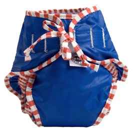 Kushies Swim Diaper, Medium, 14-25 Lb/6-11 Kg, Blue