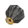 Etched Forest Large Metal Lampshade 5.32 X 13 X 9.5