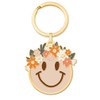 Graphic Workshop Keyring | Smiley, gold, Modern