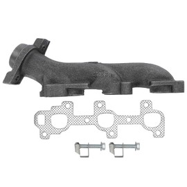 A-Premium Left Exhaust Manifold Kit W/Gasket, Bolts, Nuts [DOHC SOHC 6Cyl 3.6L 3.7L] Compatible with Dodge Ram 1500 Dakota 04-10, Durango 04-09 & Mitsubishi Raider 06-09 & Ram 1500 11-16, Dakota 2011