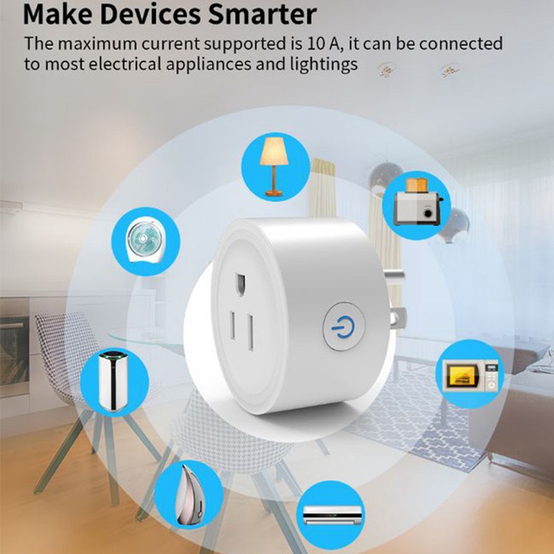 Smart Metering Socket Voice Control Remote Control 10A Direct Connection