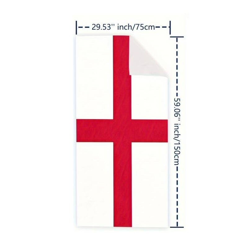 fonefunshop England Flag Beach Towel Extra Large Bath Microfiber