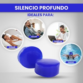 FAMOCA 16 Ohrstöpsel für Schlafgeräusche + 2 Einzelboxen – Ohrstöpsel, Geräuschunterdrückung, Studium, Schwimmen, 27 dB – Schlafstöpsel