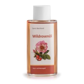 Sanct Bernhard Wild Roses Skin and Massage Oil with Wild Rose Oil, Macadamia Nut Oil, St. John's Wort Oil 100 ml