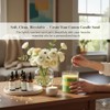 Monivi Scented Candle Sand with Wicks 1.1lb Green Pearled Candle