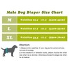 Washable Male Dog Diapers(6 Pack), Reusable Durable Male Dog Belly