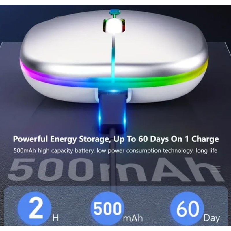 Genérico Wireless Mouse Compatible with Windows, Slim Design