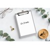 Hongri Plastic Small Clipboard, Gray A5 Memo Size Clip Board
