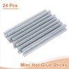 sourcing map 24 Pcs Mini Hot Glue Sticks, 0.28" Dia