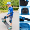 Hejo 6 Pcs Kids knee Pads Elbow Pads, Breathable Guards