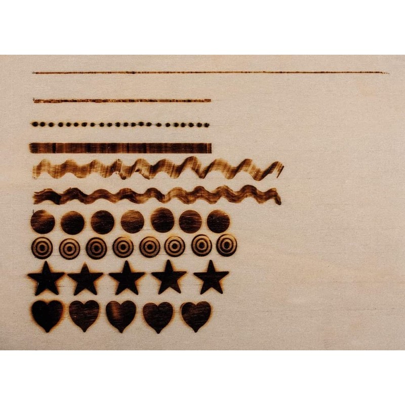 Rayher 69183000 Set of 10 Interchangeable Tips for Woodburning Tool,