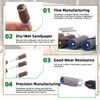 Keadic 18Pcs 180 to 2000 Grits Aluminum Oxide Abrasive Sanding