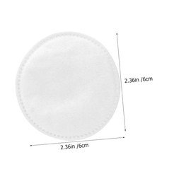 DECHOUS 100Pcs Round Makeup Remover Pads Reusable Facial Cleansing Face Pads for Daily Use Compact and Travel Friendly for Gentle Makeup Removal and Skin Care