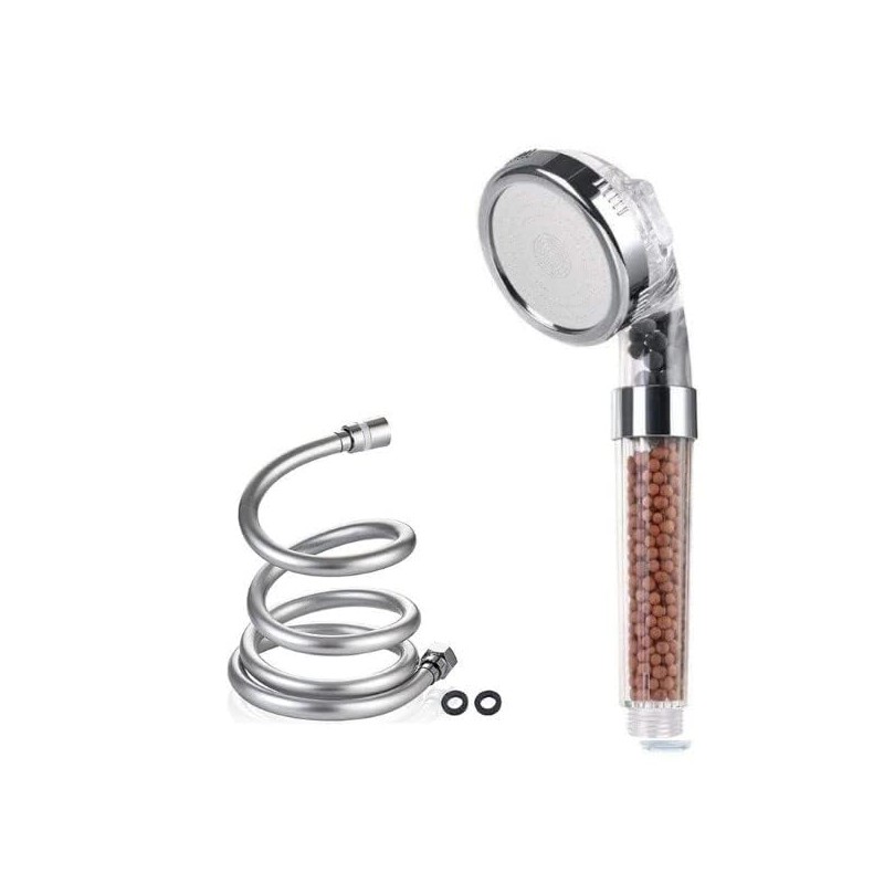 Filtered Shower Head with Handled by MineralStream, High Pressure Water
