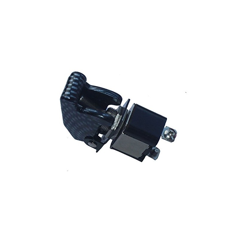 Mintice™ 5 X 12V 20A Carbon Fiber Cover Rocker Toggle