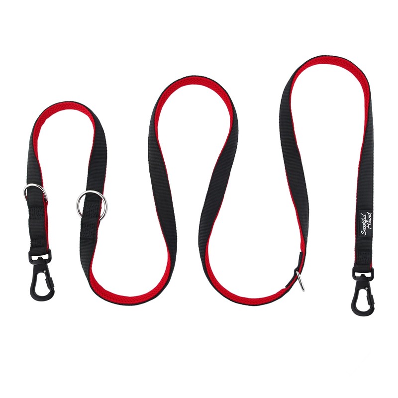 Snootiful Hound Secure Double Ended Dog Lead With Locking Clip