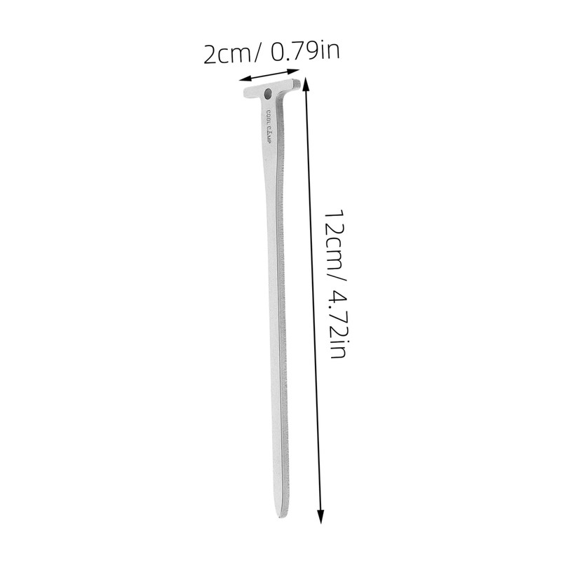 BIUDECO 4 Pack Heavy Duty Tent Stakes Stainless Steel Ground