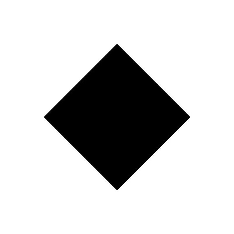 Plain BLACK cotton Bandana scarf