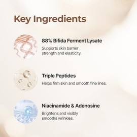 ISNTREE TW‑Real Bifida Collagen Ampoule 50 ml, 1.69 fl oz | Korean Skincare | Serum with 88% Bifida Ferment & Peptides | Skin Barrier Repair &