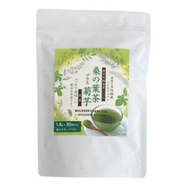 Constant Meal Japanese Mulberry Leaf Tea Plus Chrysanthemum Potato (0.06 oz (1.8 g) x 30 Packets, 1.9 oz (54 g)