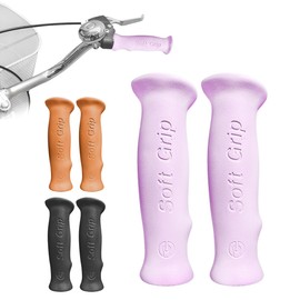Puños Bicicleta Vintage Ergonómicos Hule 125mm (Rosa)