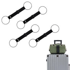 4Pcs Luggage Straps for Suitcases Attach Bags, Travel Straps for Luggage, Universal Elastic Luggage Straps for Carry on Bag