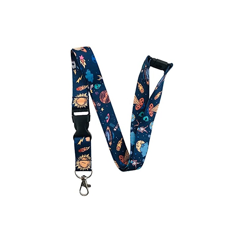 PAC Supplies Global 20mm Space, Aliens & Planets Neck Lanyard