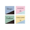 Stylish Waterproof Label Stickers for Men & Women, 8 Types