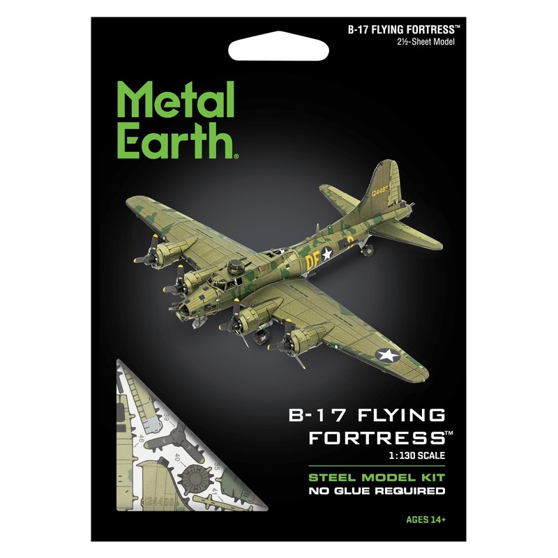 Metal Earth B-17 Flying Fortress Color 3D Metal Model Kit