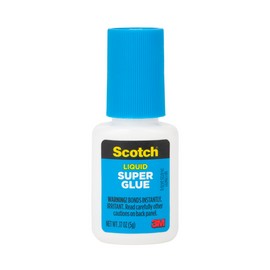 Scotch Super Glue Liquid Brush-On (AD127): 0.17 ounces (Clear)