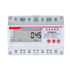 3 Phase 4 Wire Energy Meter LCD Display Multifunctional Button Control Bidirectional Electricity Meter 7P 3 X 230 400V