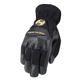 Heritage Trainer Gloves, Size 9, Black